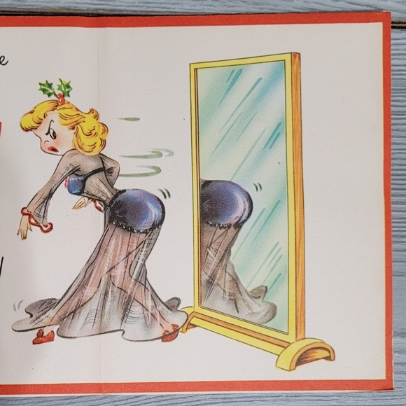 ๐
๐ผ RARE 1940s Vintage Funny Naughty Christmas Card - Bundle to Save $ ๐
๐ผ - Picture 7 of 7